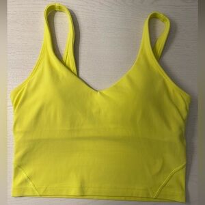 Lulu Lemon Neon Align Bra Top